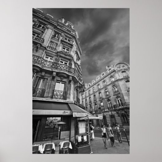 Paris Cafe Scene (IV) Poster (Voorkant)