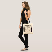 Paris Cafe Sign Tote Tote Bag (Voorkant (model))