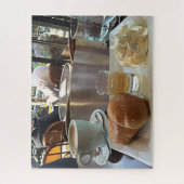 Paris Café Tijd – Koffie & Gebak Puzzel (Verticaal)