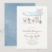 Paris Cafe Waterverf Elke dag van de Age Birthday Kaart (Voorkant / Achterkant)