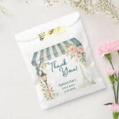 Paris Café Ze Zei Ja Bruidsfeest  Bedankzakje (Gezegeld)