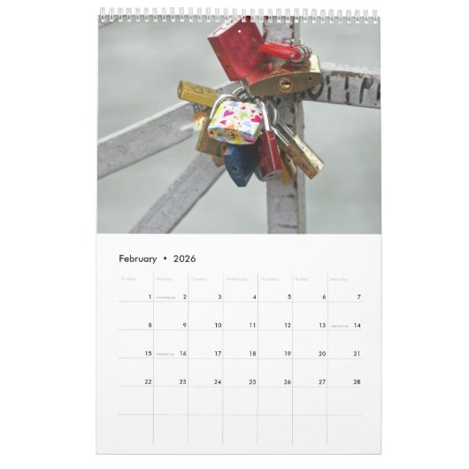 Paris Calendar Kalender (Feb 2026)