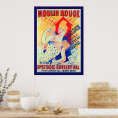 Paris CanCan ~ Frans Adverteren Poster (Keuken)