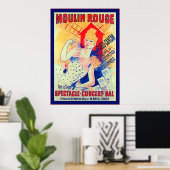 Paris CanCan ~ Frans Adverteren Poster (Thuiskantoor)