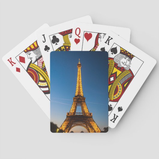 Paris Card Games - Eiffeltoren #1 Pokerkaarten (Achterkant)