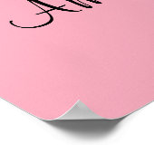 Paris Carousel 7th Birthday Banner Poster (Hoek)