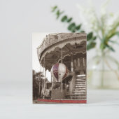 Paris Carousel Briefkaart (Staand voorkant)