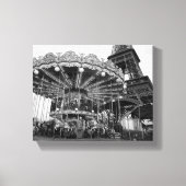 Paris Carousel Canvas Afdruk (Voorkant)