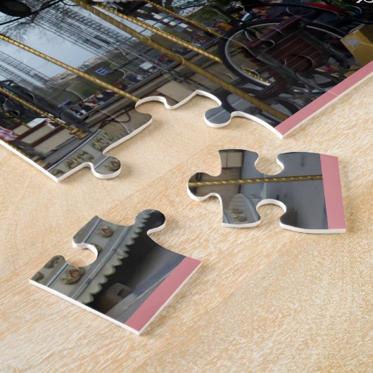 Paris Carrousel (& Eiffeltoren) met tekst Legpuzzel (Zijkant)