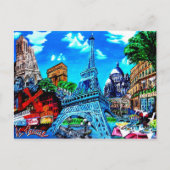 Paris Carte Postale Briefkaart (Voorkant)