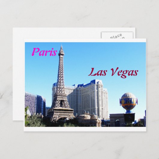 Paris Casino Briefkaart (Voorkant / Achterkant)