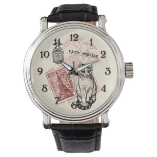 Paris Cat Horloge