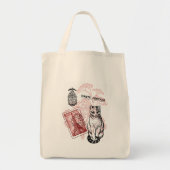 Paris Cat Tote Bag (Voorkant)