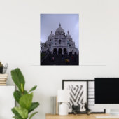 Paris Cathedral Poster (Thuiskantoor)