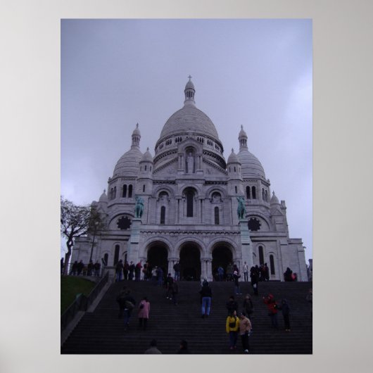Paris Cathedral Poster (Voorkant)