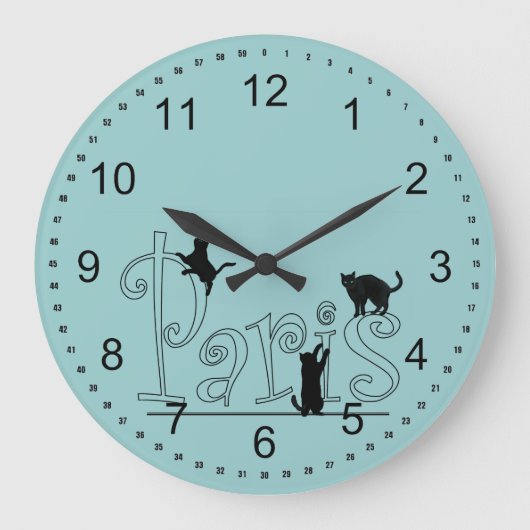Paris Cats Grote Klok (Voorkant)