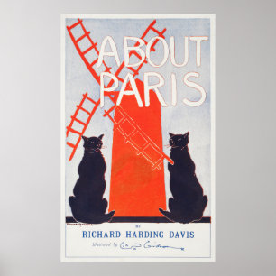 Paris Cats Poster