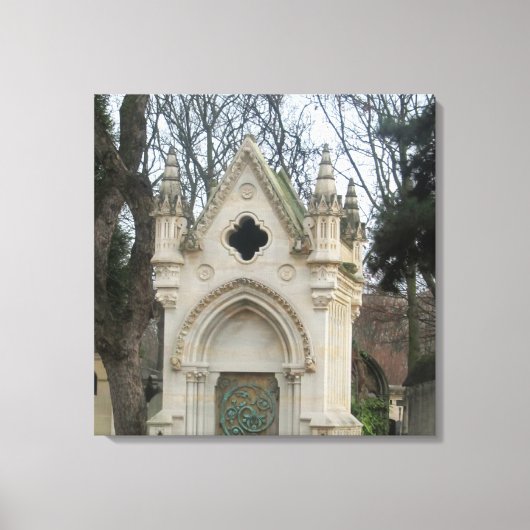 Paris Cemetary Canvas Afdruk (Voorkant)