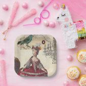 Paris Chandelier Marie Antoinette  Frans Papieren Bordje (Feest)