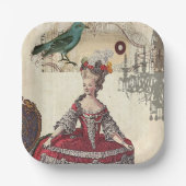 Paris Chandelier Marie Antoinette  Frans Papieren Bordje (Voorkant)