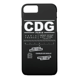 Paris Charles De Gaulle Airport CDG iPhone Case