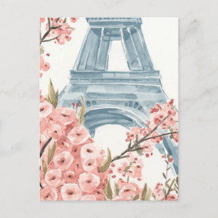 Paris Cherry Blossom Briefkaart