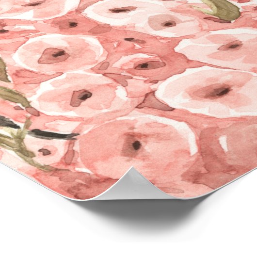 Paris Cherry Blossom Poster (Hoek)