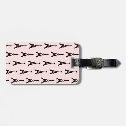 Paris Chic Bagagelabel (Achterkant horizontaal)