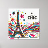 Paris Chic Vibes #2 Canvas Afdruk (Voorkant)