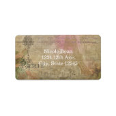 Paris chique bruiloft stickers Adresetiketten (Voorkant)