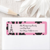 Paris Chique retouradreslabel Etiket (Insitu)