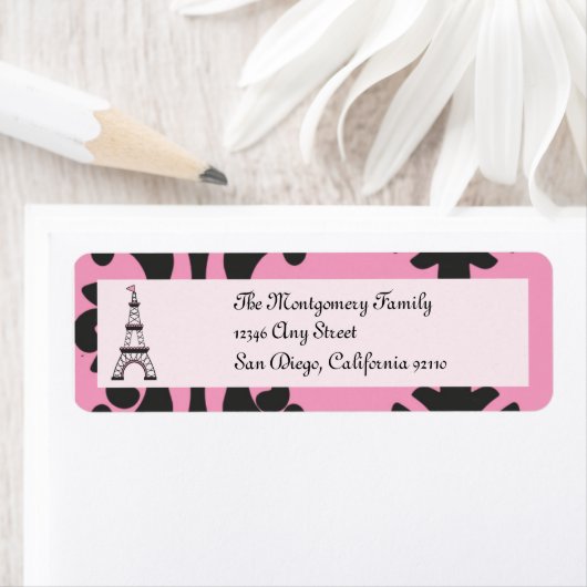 Paris Chique retouradreslabel Etiket (Insitu)