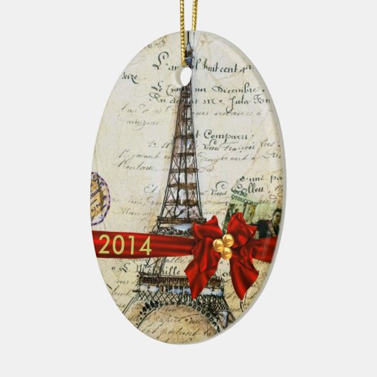  PARIS CHRISTMAS Ornament CUSTOM CHIC 2014 (Links)