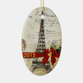  PARIS CHRISTMAS Ornament CUSTOM CHIC 2015 (Rechts)