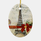  PARIS CHRISTMAS Ornament CUSTOM CHIC 2015 (Voorkant)