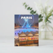 Paris Christmas Wonder Briefkaart (Staand voorkant)