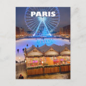 Paris Christmas Wonder Briefkaart (Voorkant)