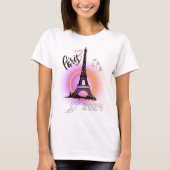 Paris City of Love T-shirt (Voorkant)