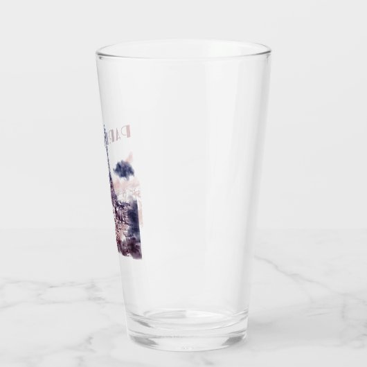 Paris City Skyline Eifel Tower Travel Frankrijk Glas (Links)