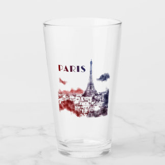 Paris City Skyline Eifel Tower Travel Frankrijk Glas