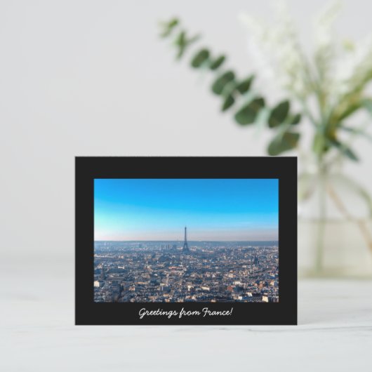 Paris Cityscape Briefkaart (Staand voorkant)