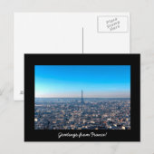 Paris Cityscape Briefkaart (Voorkant / Achterkant)