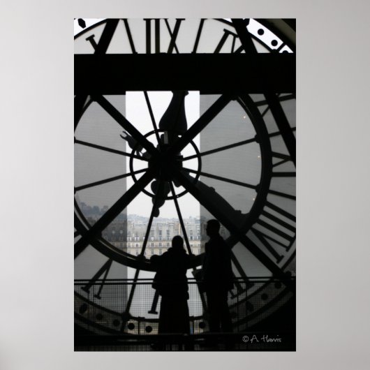 Paris Clock Poster (Voorkant)