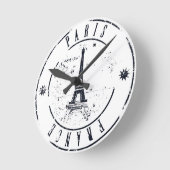Paris Clock Ronde Klok (Hoek)