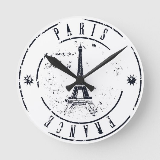 Paris Clock Ronde Klok (Voorkant)