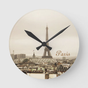 "Paris" Clock Ronde Klok