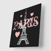 Paris Clock Vierkante Klok (Hoek)