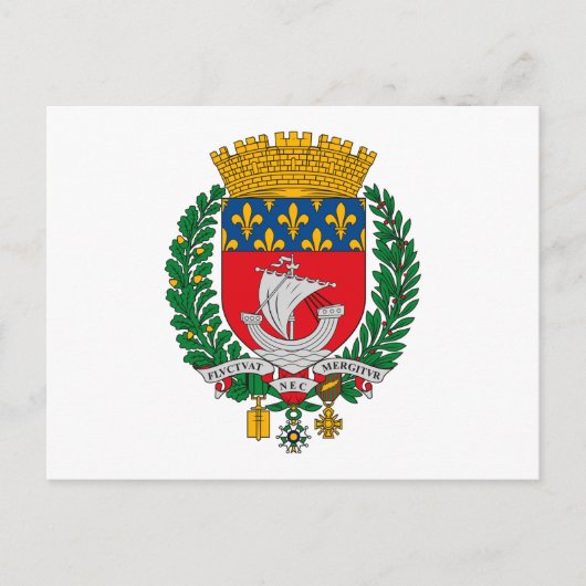 Paris Coat of Arms Briefkaart (Voorkant)