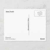 Paris Collage (Carrousel, Eiffeltoren, Notre Dame) Briefkaart (Achterkant)