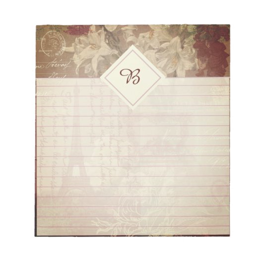 Paris collage notitieblok (Voorkant)